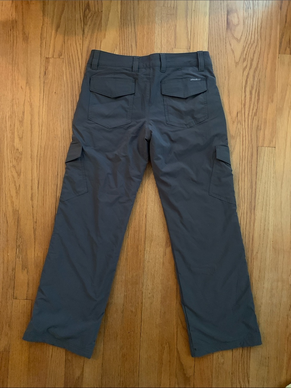 NWT Eddie Bauer Women's Charcoal Hiking Pants Pink Fleece Lining Women’s 4P - Picture 6 of 16